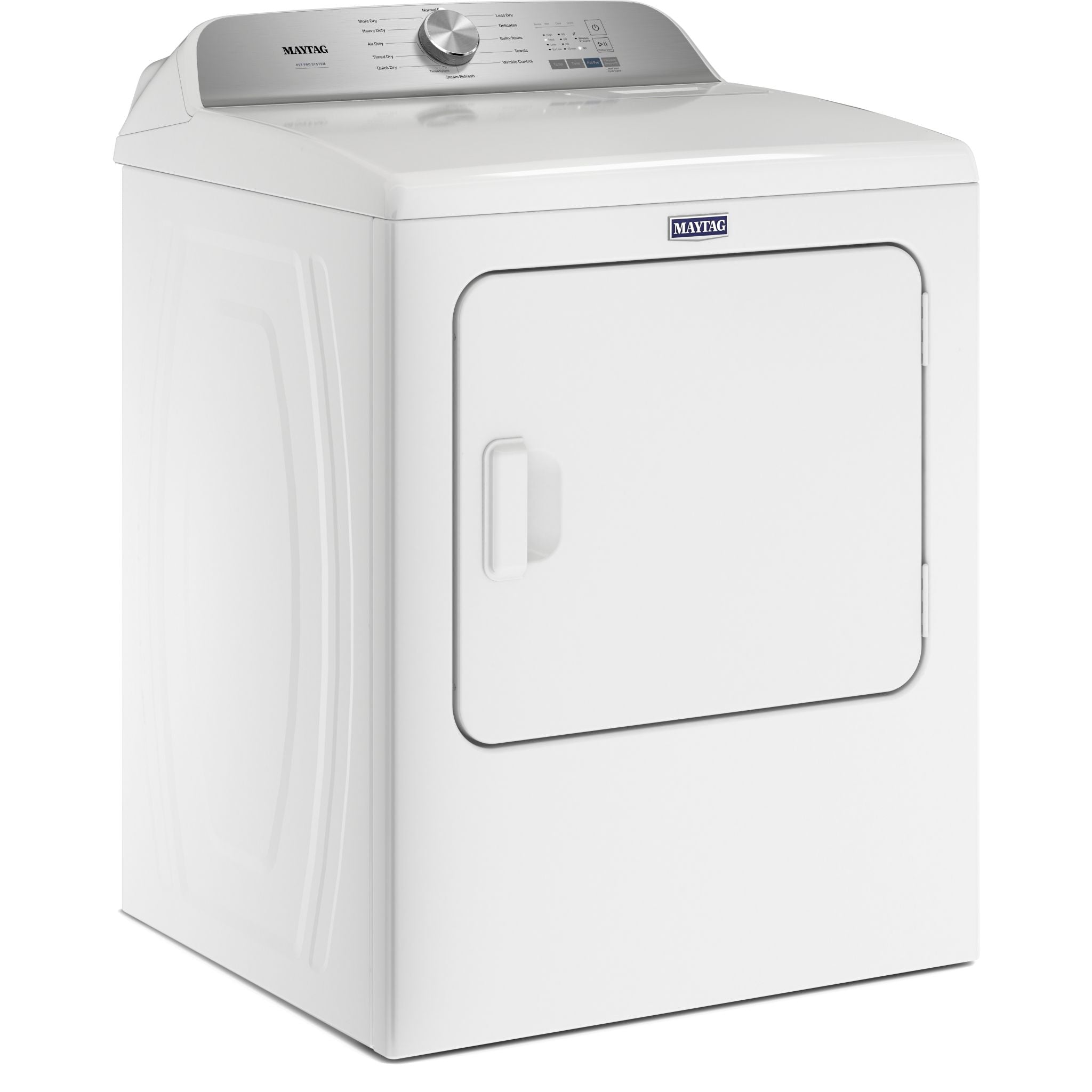 Maytag MGD6500MW Pet Pro Gas Dryer - 7.0 Cu. Ft. Capacity, White - Perfect for Large Families & Pet Owners with Heavy Laundry Loads