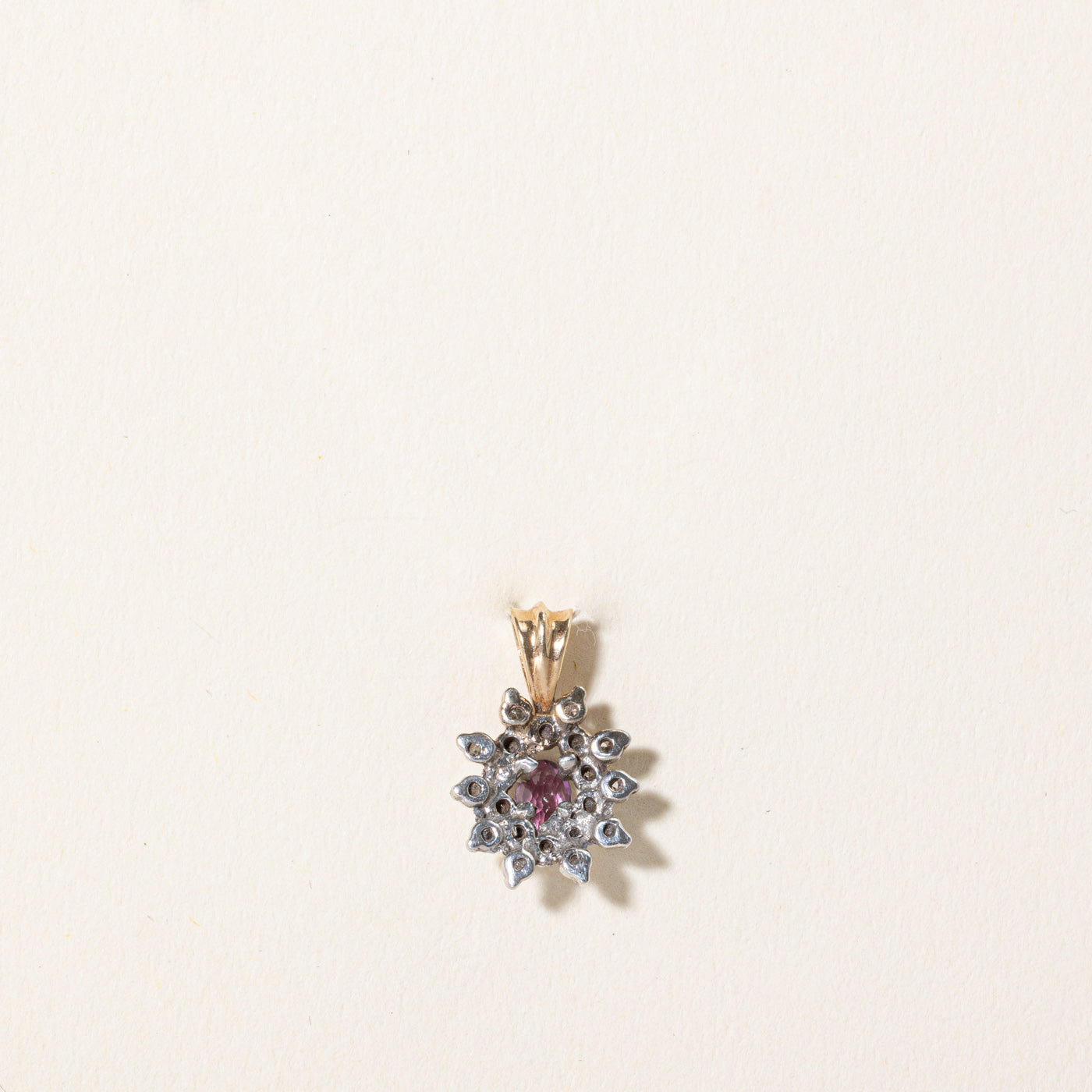 Exquisite Ruby & Diamond Pendant Necklace | 0.22ct Natural Ruby & 0.10ctw Diamond Accents | 14K Gold Jewelry for Women | Perfect Gift for Anniversary, Birthday & Valentine's Day