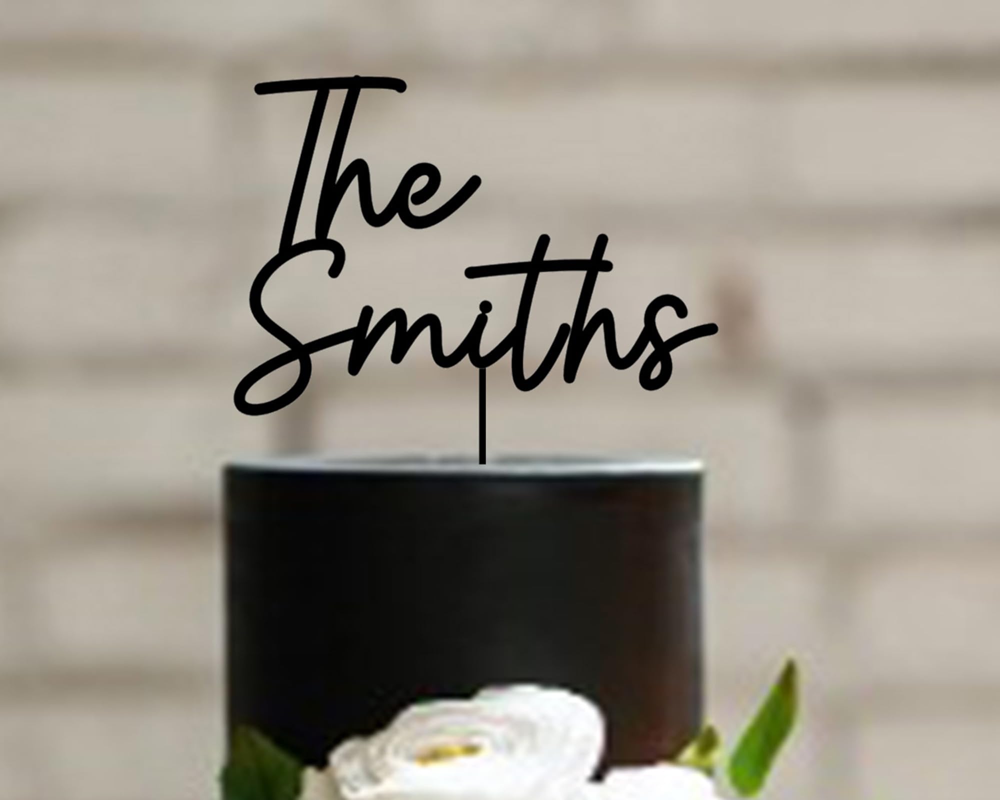 Custom Wedding Cake Toppers - Personalized Bride and Groom Cake Topper for Weddings & Anniversaries | Mr & Mrs Cake Decorations for Wedding Cakes, Anniversary Cakes & Special Celebrations
