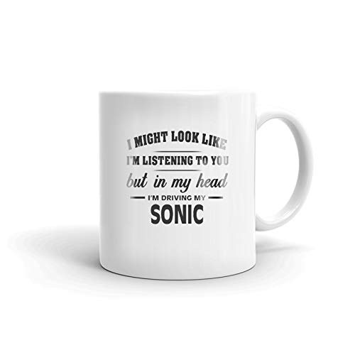 11 oz Ceramic Coffee & Tea Mug - Perfect for Office, Work, or Gift - SONIC Themed Drinkware for Hot & Cold Beverages
