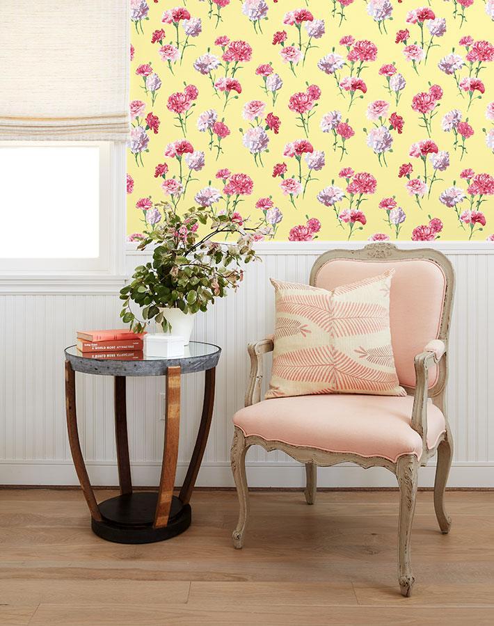 Nathan Turner 'Mamas Favorite' Yellow Wallpaper - Perfect for Nursery, Bedroom & Home Decor