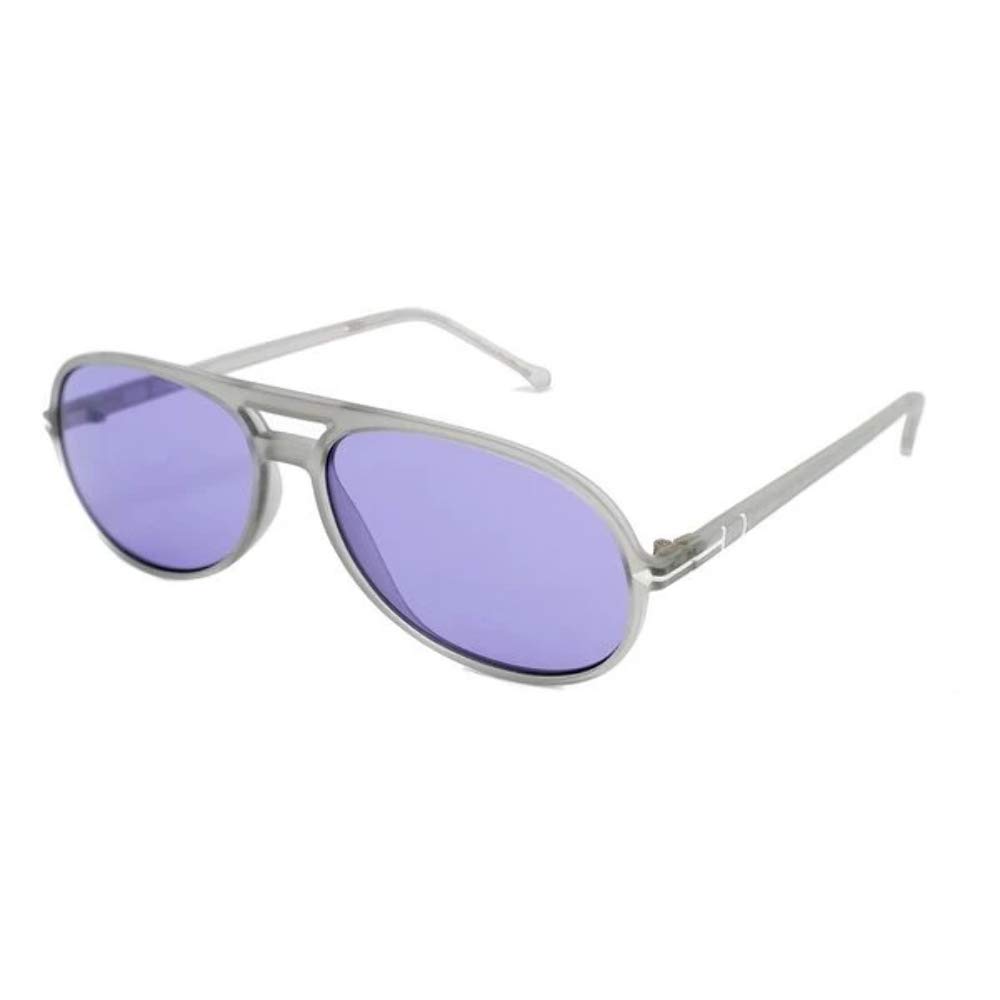 TM-016S-01 Polarized Fashion Sunglasses - UV Protection Unisex Aviator Style Gray Lens for Men & Women - Perfect for Driving, Beach & Outdoor Activities