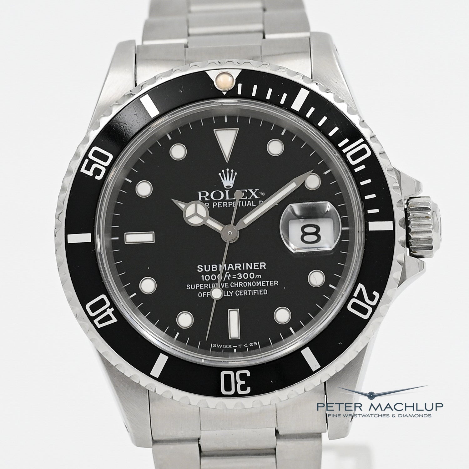 Original Rolex Submariner Date 40mm Men's Watch 1991 Model - Luxury Dive Watch for Professional Divers & Water Sports