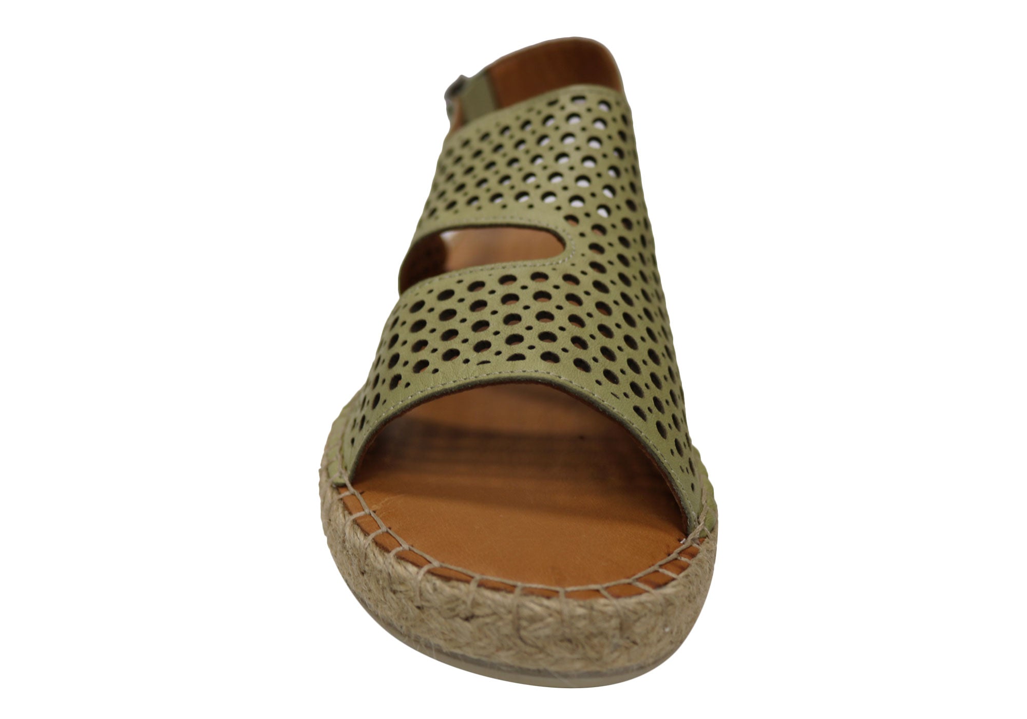 Orizonte Cove Women's European Leather Comfortable Espadrille Sandals - Stylish Summer Walking Shoes for Beach, Vacation & Casual Outings