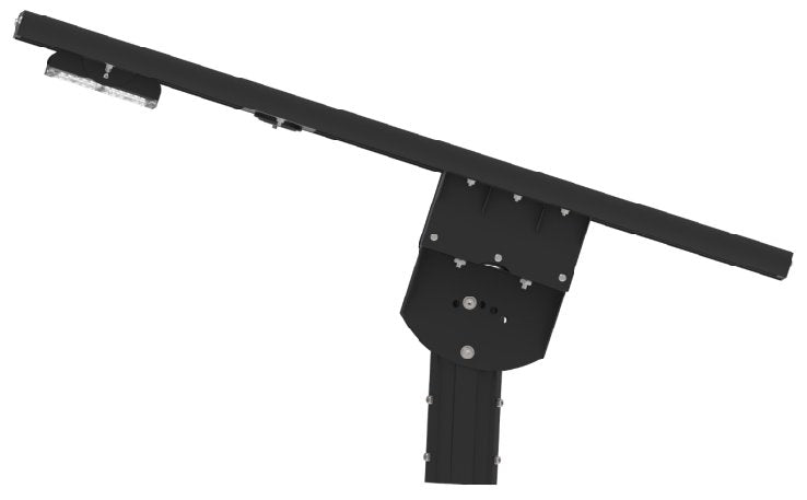 Hykoont ZD490 Monocrystalline Solar Panels - High Efficiency Wind Resistant Solar Street Light for Outdoor Pathways, Parking Lots & Garden Lighting