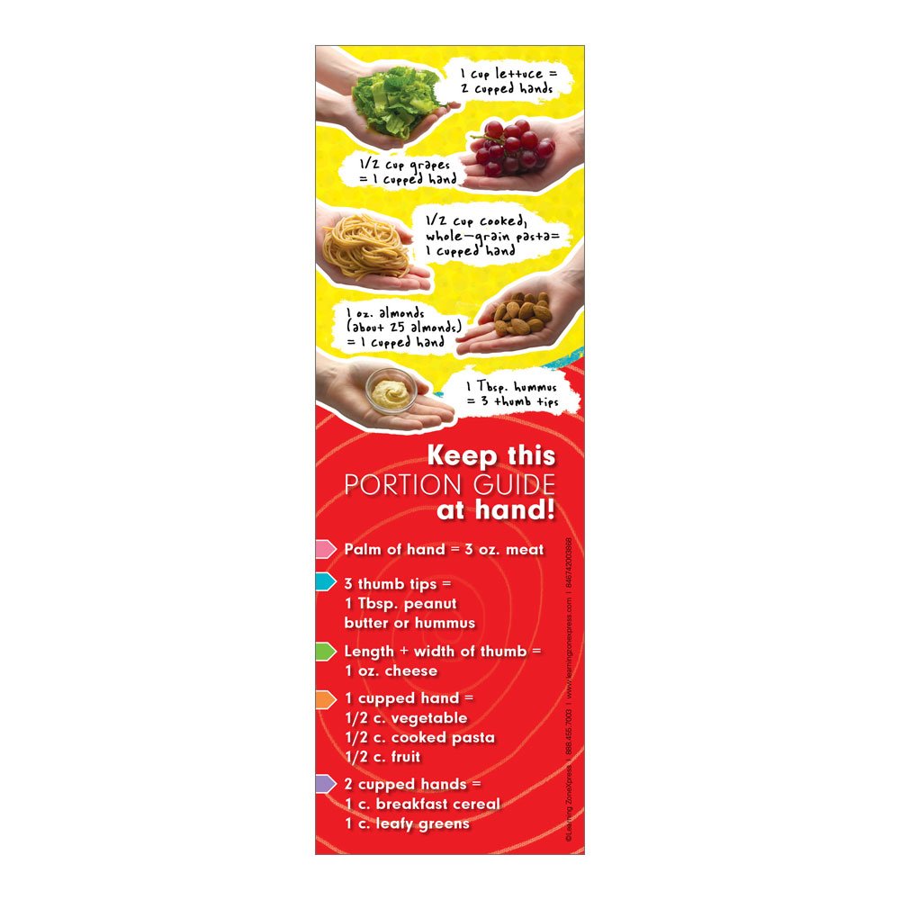 100 Nutrition Bookmarks for Kids - Fun Educational Bookmarks with Healthy Eating Tips | 2.5
