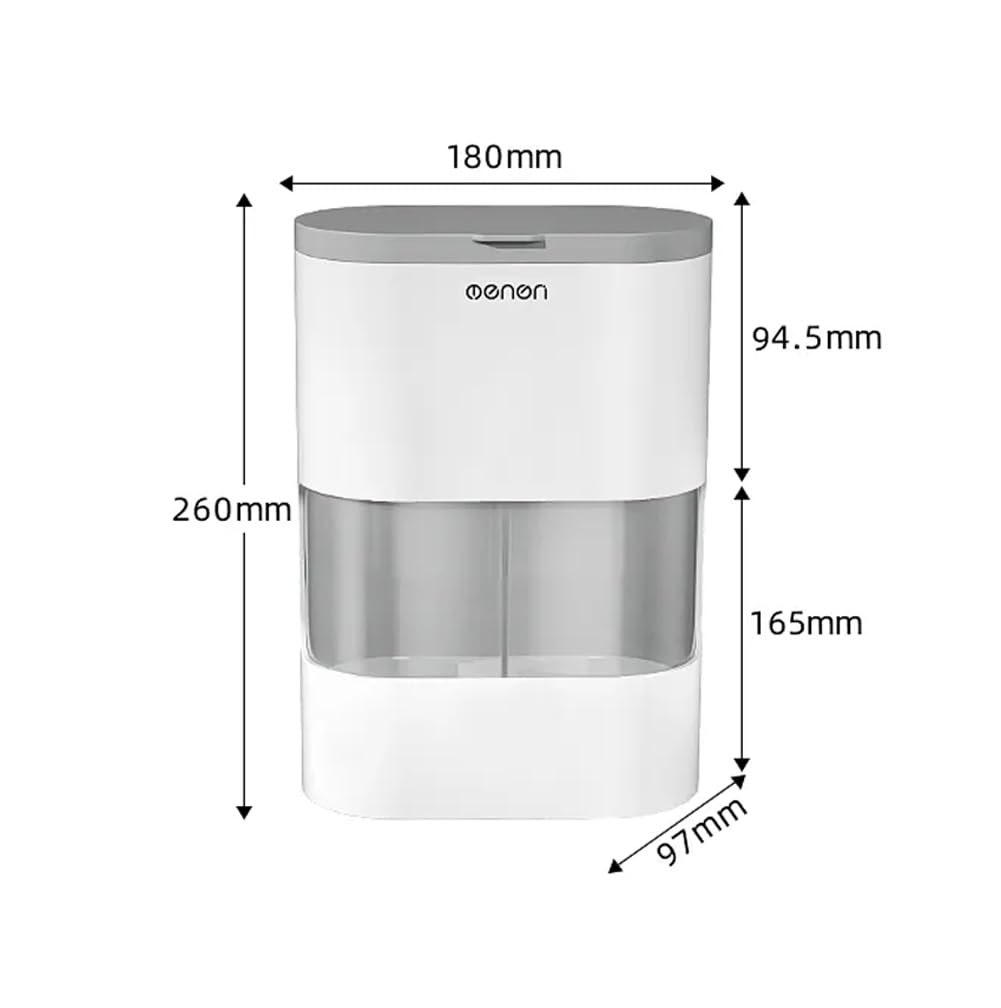 HomeFast Wall Mounted Automatic Paper Cup Dispenser with Anti-Dust Cover - Disposable Cup Holder & Storage Shelf for Water Cups - Perfect for Offices, Restaurants, and Coffee Shops
