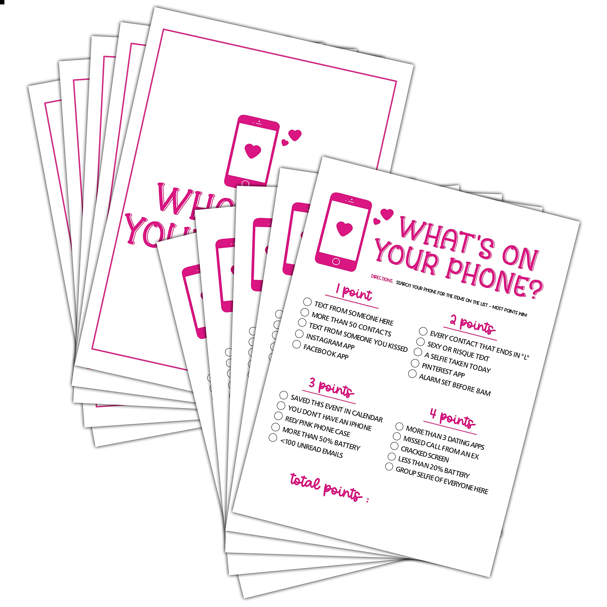 Fun Girls Night Party Game Pack - 30 Exciting 