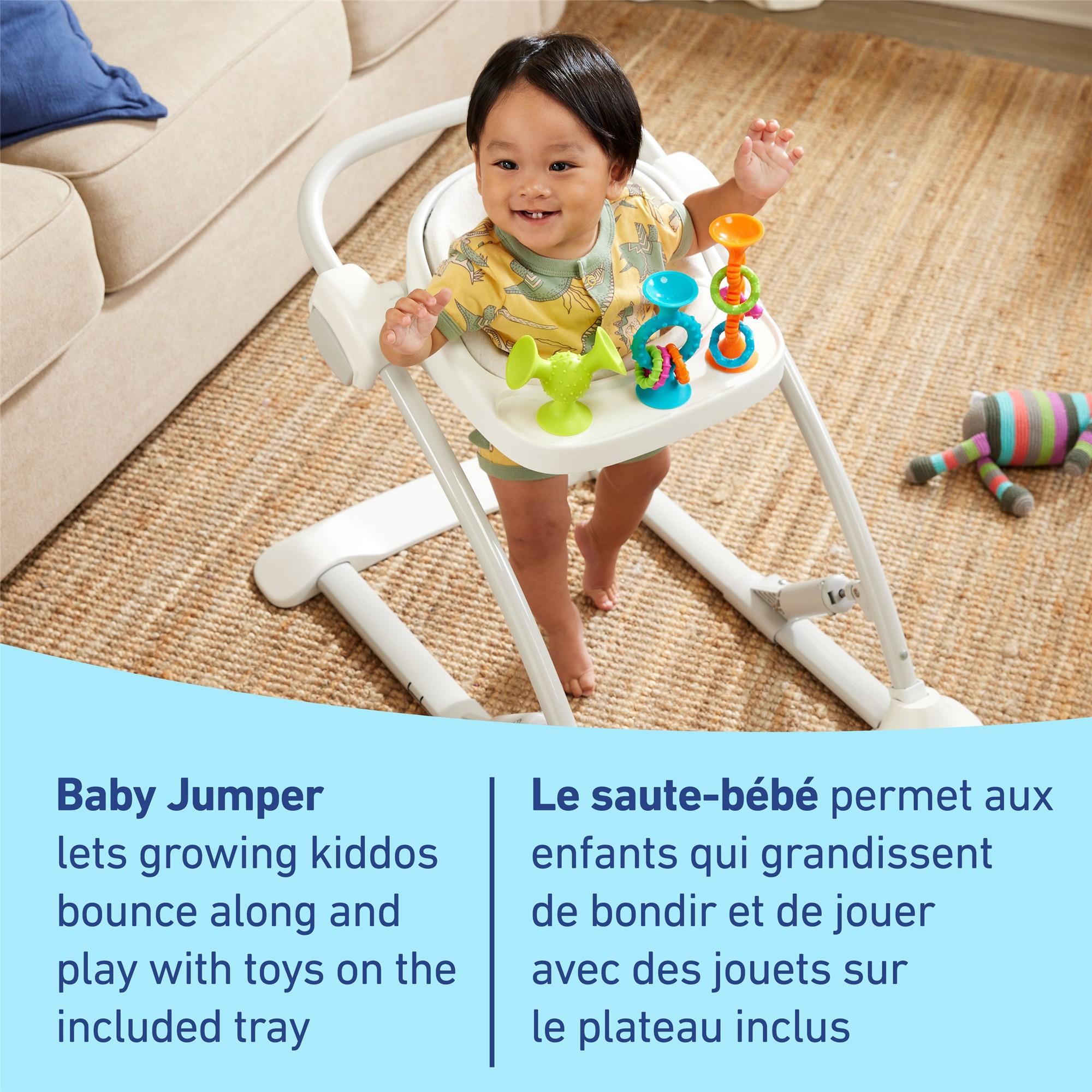 Graco JumpStart Activity Bouncer - Baby Bouncer Seat with Toys & Music for Infants 6-12 Months | Perfect for Playtime, Tummy Time & Parent-Free Moments