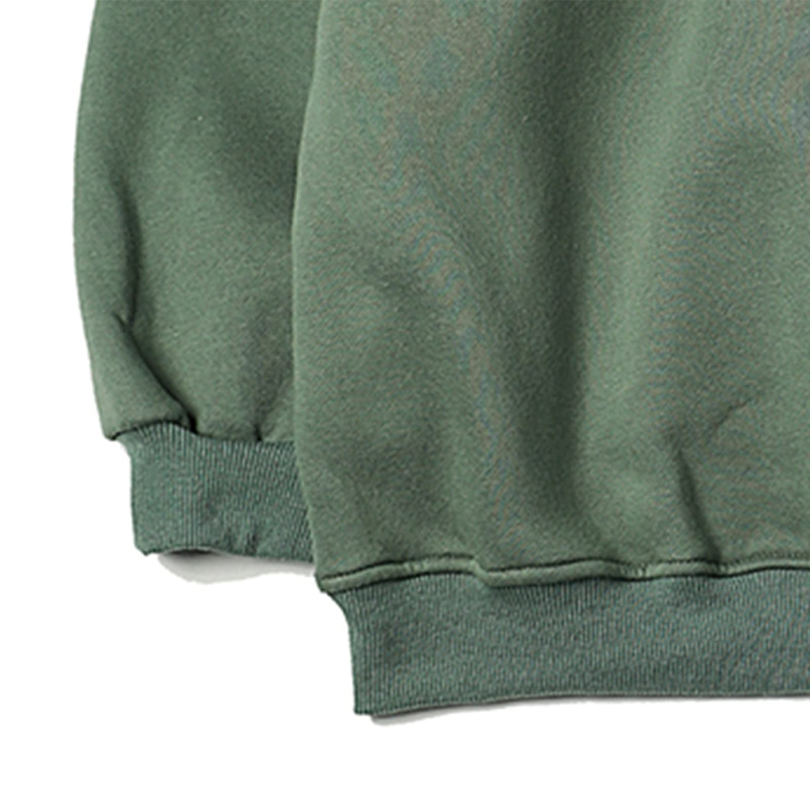 Men's Casual Solid Color Drop Shoulder Hoodie - Gray Round Neck Sweatshirt for Everyday Wear & Street Style Fashion