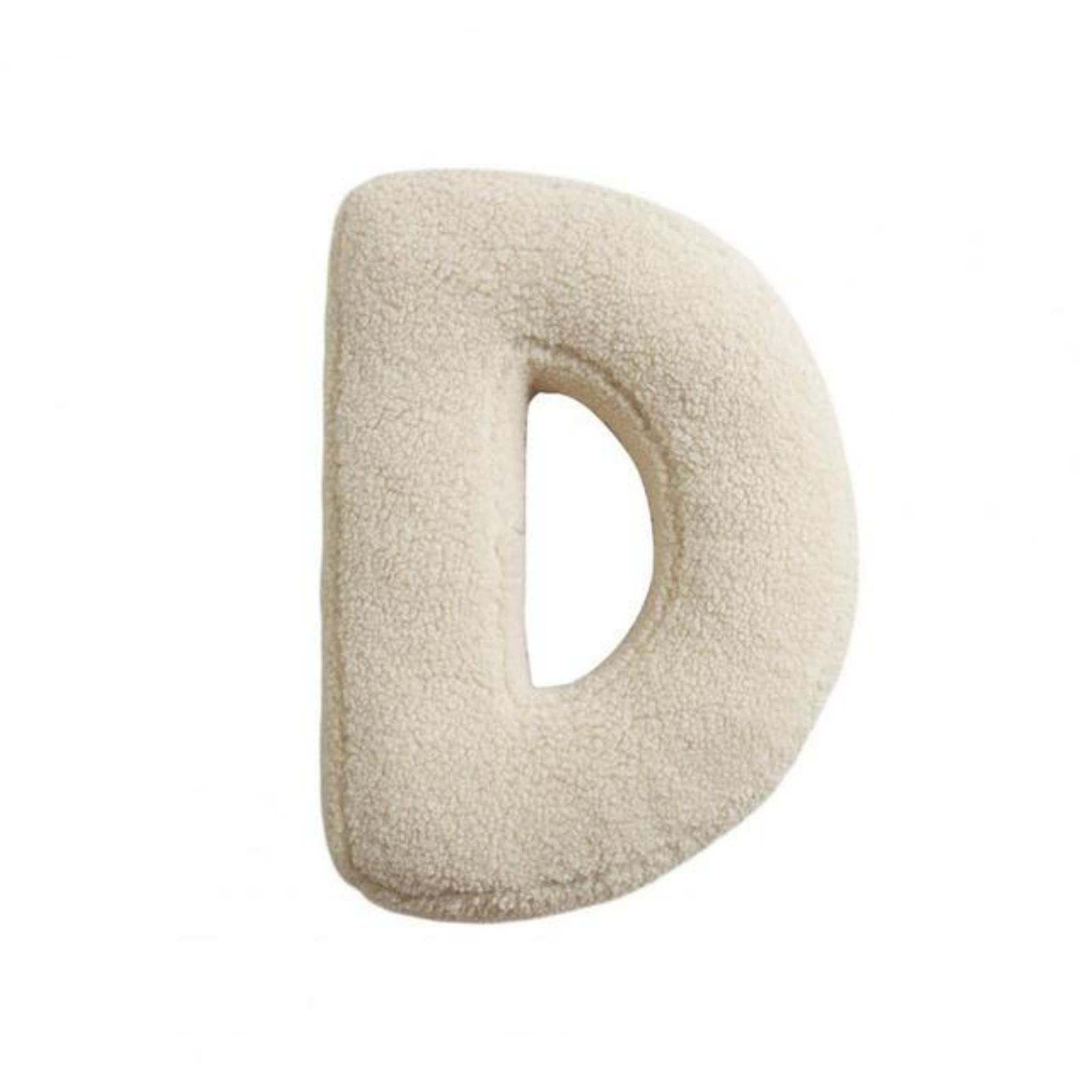 Soft Plush Letter Pillows - Decorative Alphabet Throw Pillows for Living Room, Sofa, Bed & Car - Cute Educational English Learning Pillow for Kids & Adults - Perfect for Home Decor, Nursery, Gifts & Cozy Comfort
