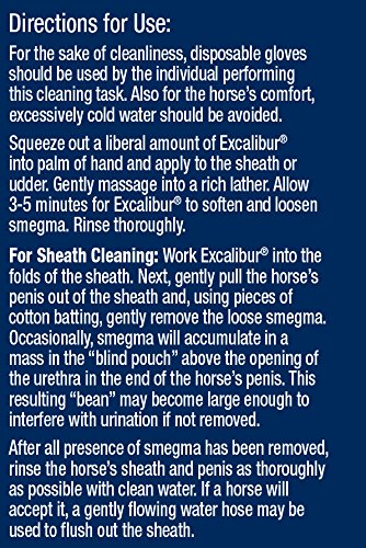 Farnam Excalibur Sheath Cleaner 16 oz - Horse Grooming Solution for Sheath & Udder Hygiene | Ideal for Equine Care & Veterinary Use