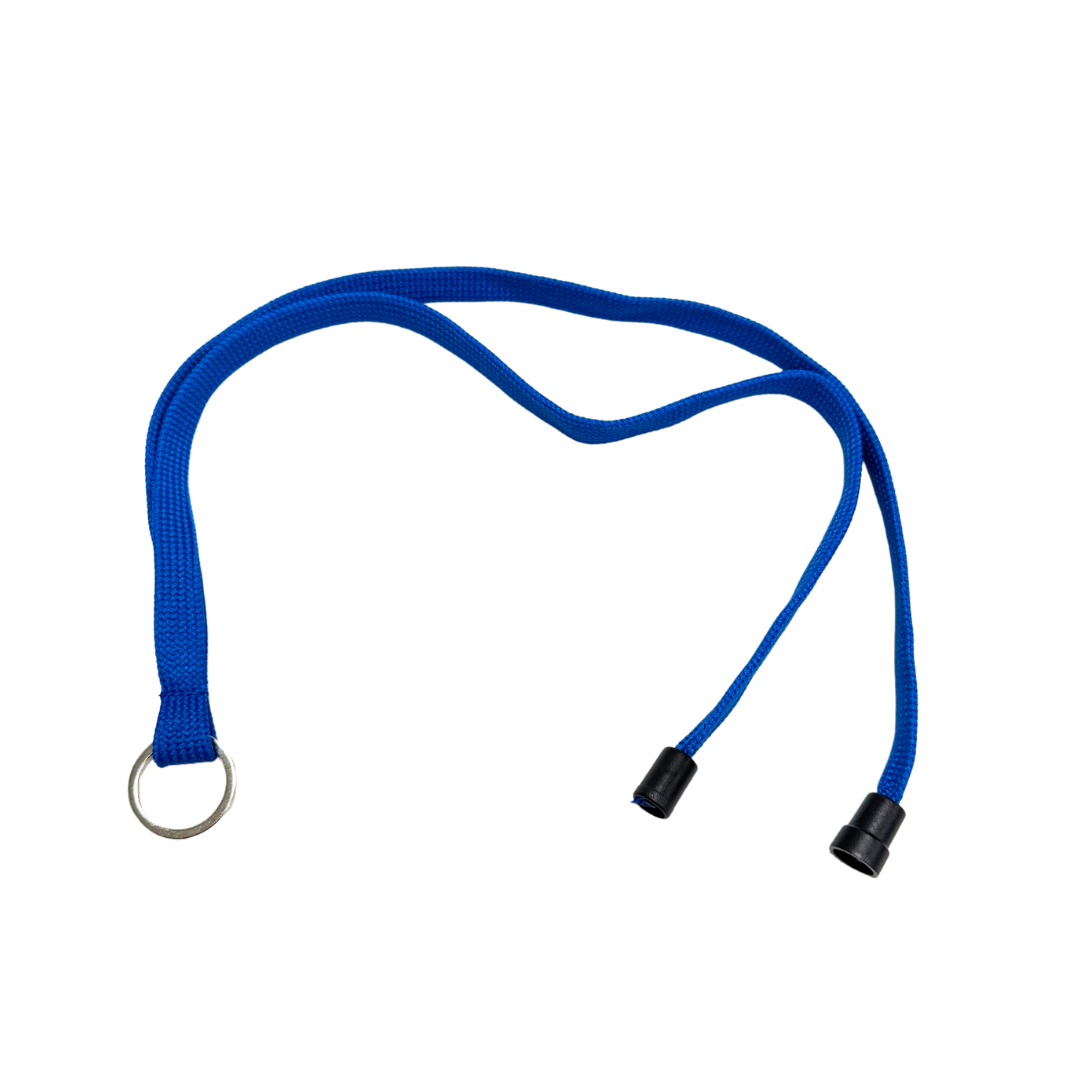Blue Breakaway Safety Lanyards with Quick Release - Perfect for ID Badges, Keys & Work Security - Office, School, Events & Conventions Accessories