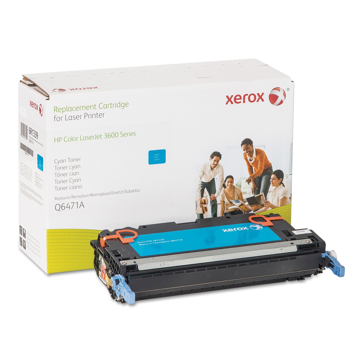 006r01339 Replacement Toner Cartridge for HP Q6471A (502A) Cyan | Compatible with HP LaserJet Printers | Office & Home Printing Supplies