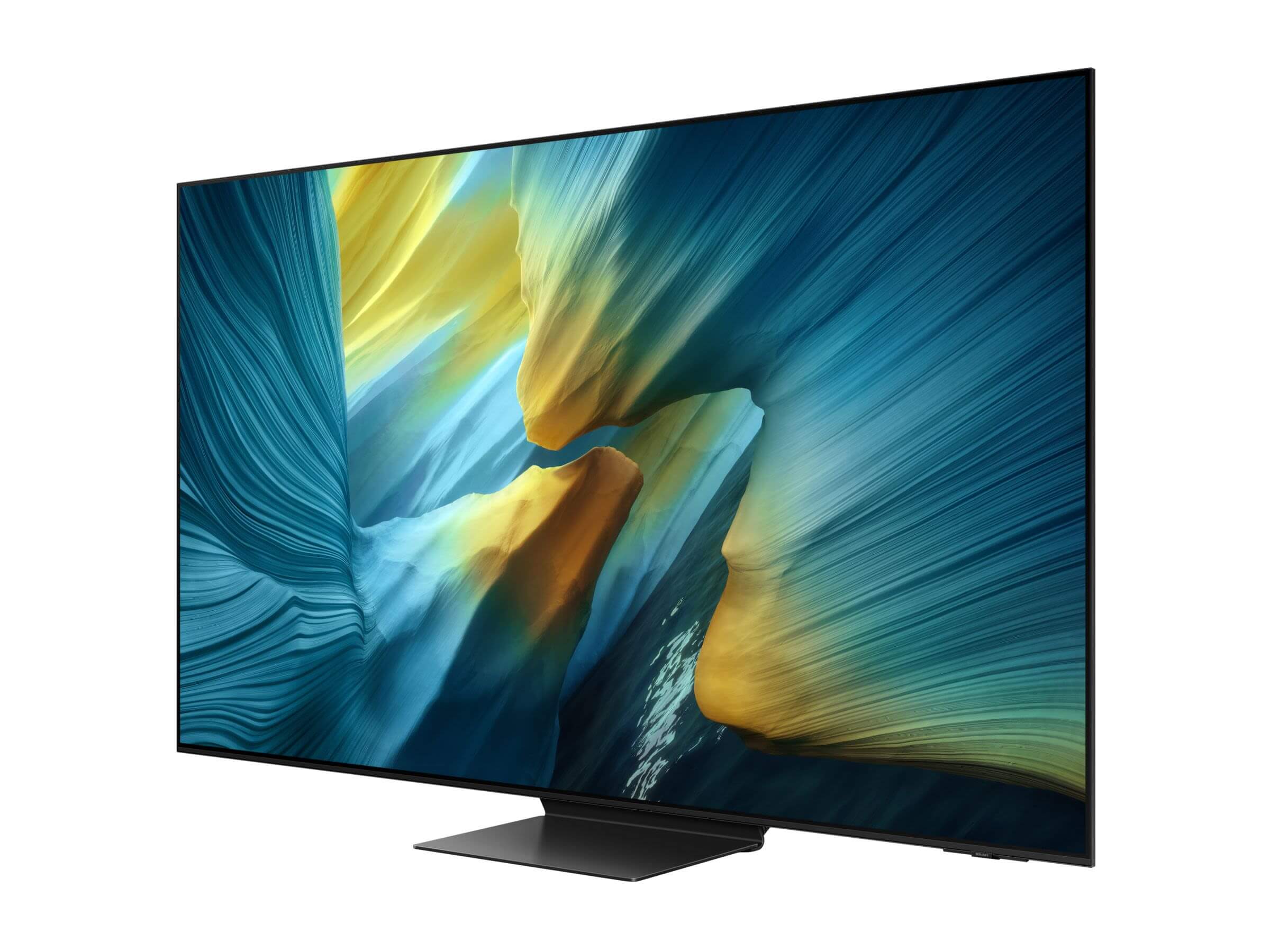 Samsung QN55S95FAEXZC 55-Inch 4K UHD QLED Smart TV with Alexa Built-in - Perfect for Home Theater & Gaming