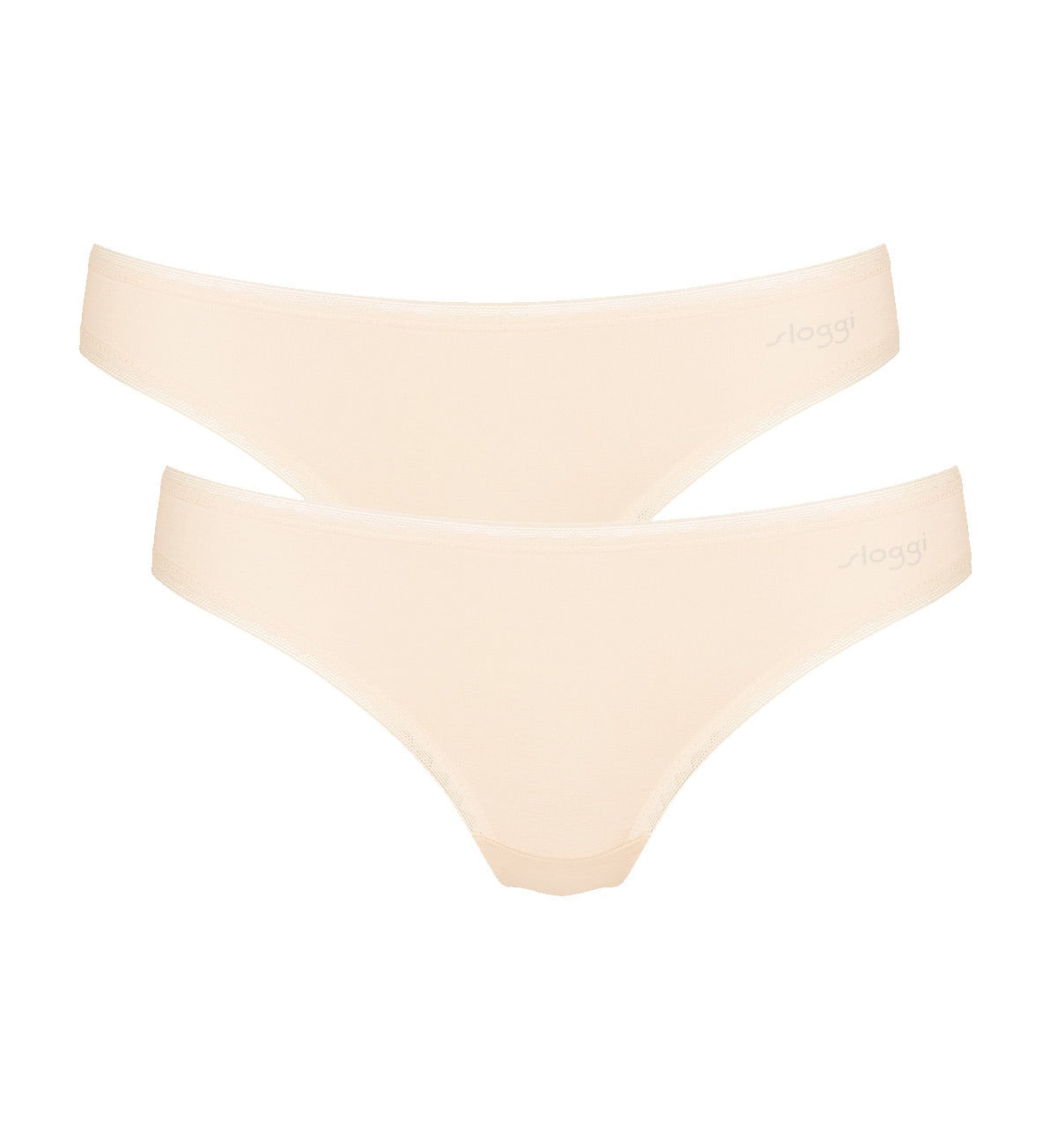 SLOGGI GO Brazilian Bikini Underwear 2-Pack - Comfortable Seamless Panties for Women, Perfect for Yoga, Beach & Everyday Wear