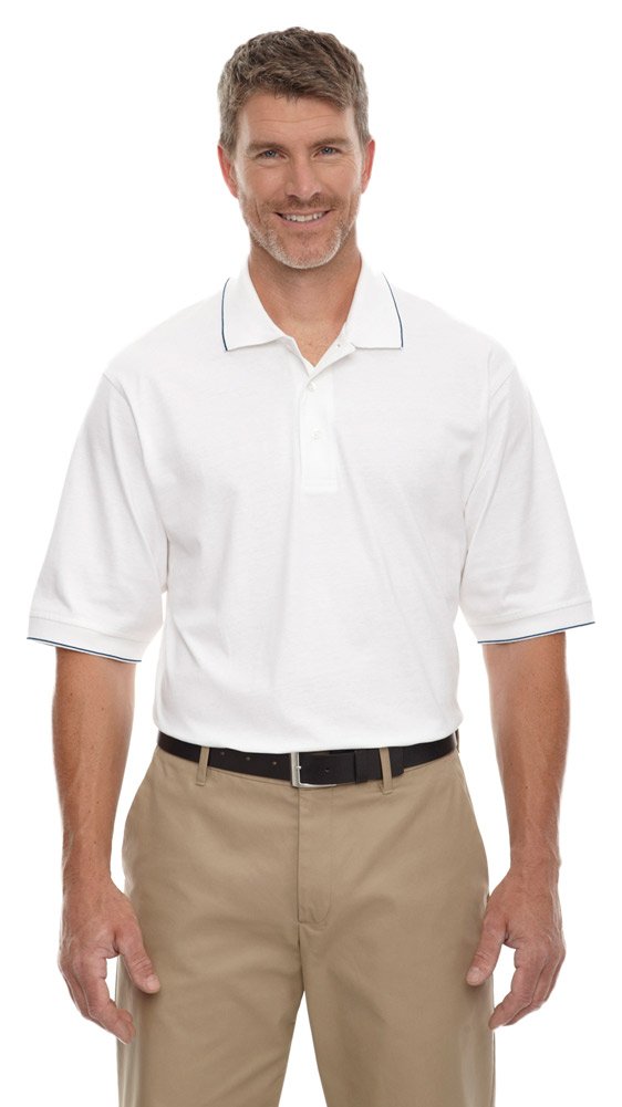 Premium Men's Cotton Jersey Polo Shirt - Breathable & Comfortable for Casual Wear, Golf, and Office Outfits