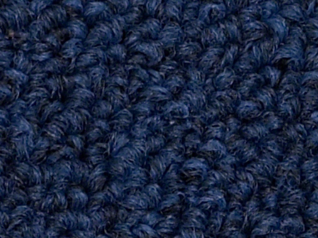 Home Queen Navy Blue 2' Round Indoor/Outdoor Area Rug - Stain Resistant, Pet-Friendly, Machine-Woven for Living Room, Patio & High-Traffic Areas | Commercial & Home Decor