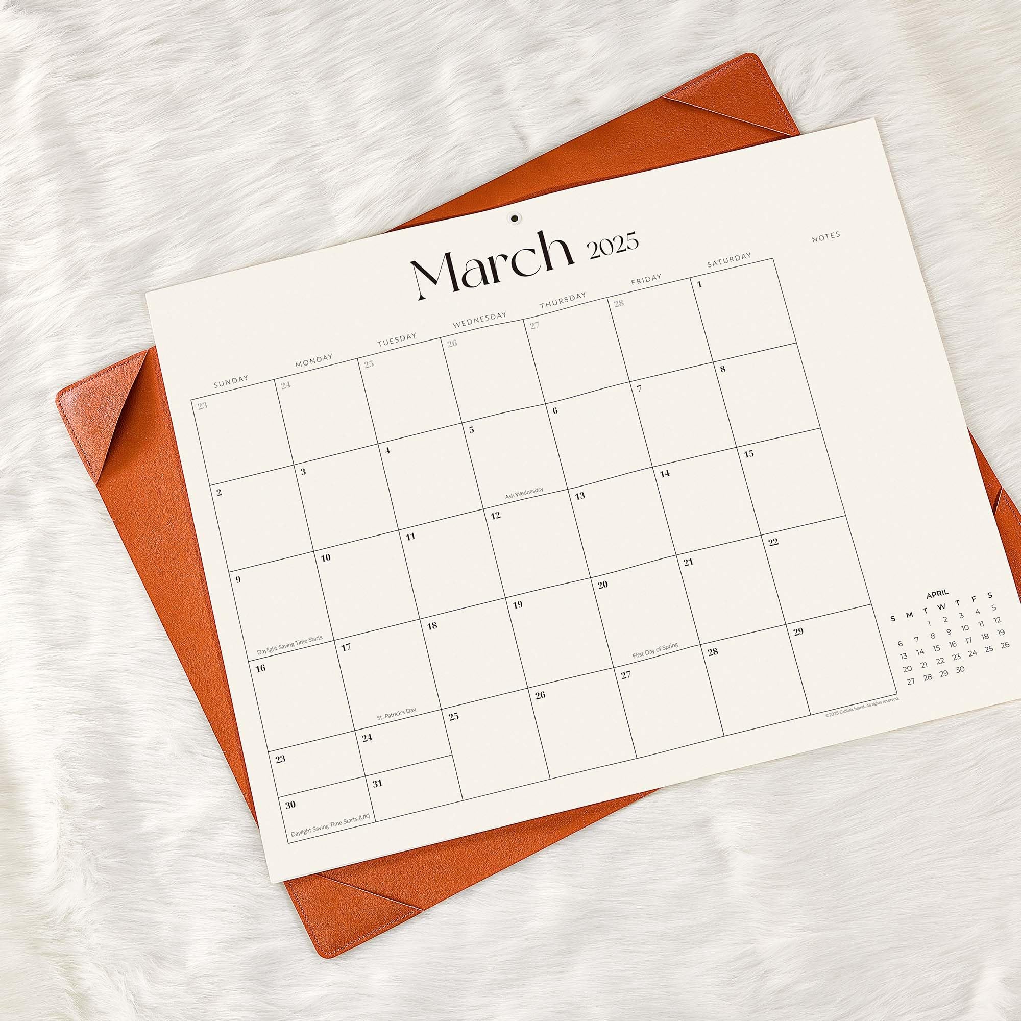 2025-2026 Large Desk Calendar with Blotter Pad | 21