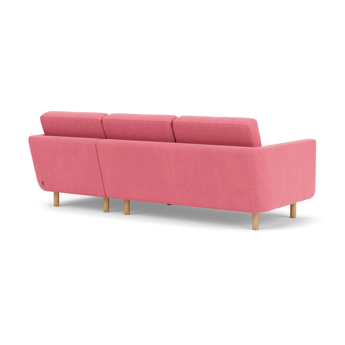 Conrad Fabric Right Chaise Sofa - Modern Sectional Couch for Living Room, Lounge & Home Theater - Comfortable Upholstered Furniture with Chaise Lounge