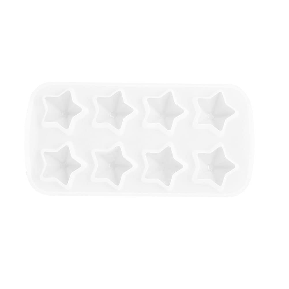 EXCEART 3D Star Silicone Mold for Cake Decorating, Ice Cubes, Resin Crafts & Gummy Candy - Perfect for Baking, DIY Projects & Party Decorations