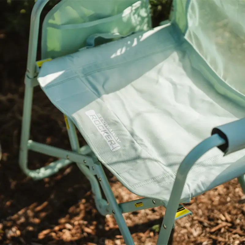 Stowaway Rocker™ - Compact Folding Rocking Chair for Camping, Travel & Small Spaces - Portable Outdoor Rocker for Patio, RV, Apartment & Nursery - Lightweight & Easy to Store
