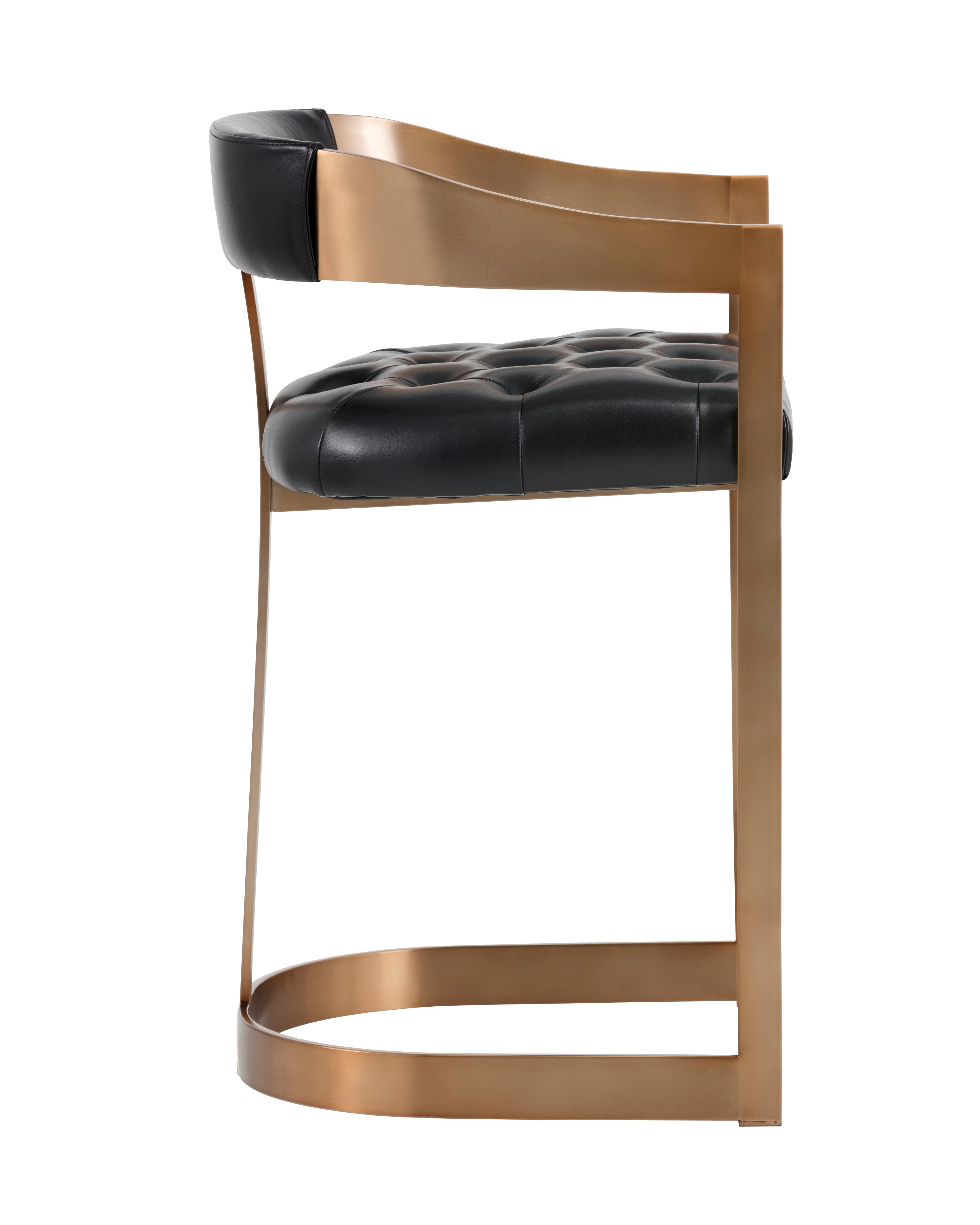 Beaumont Counter Stool - Modern Kitchen Bar Stools with Back Support, Adjustable Height for Breakfast Nook, Kitchen Island & Home Bar - Set of 1, 2 or 4 - Comfortable & Stylish Dining Seating