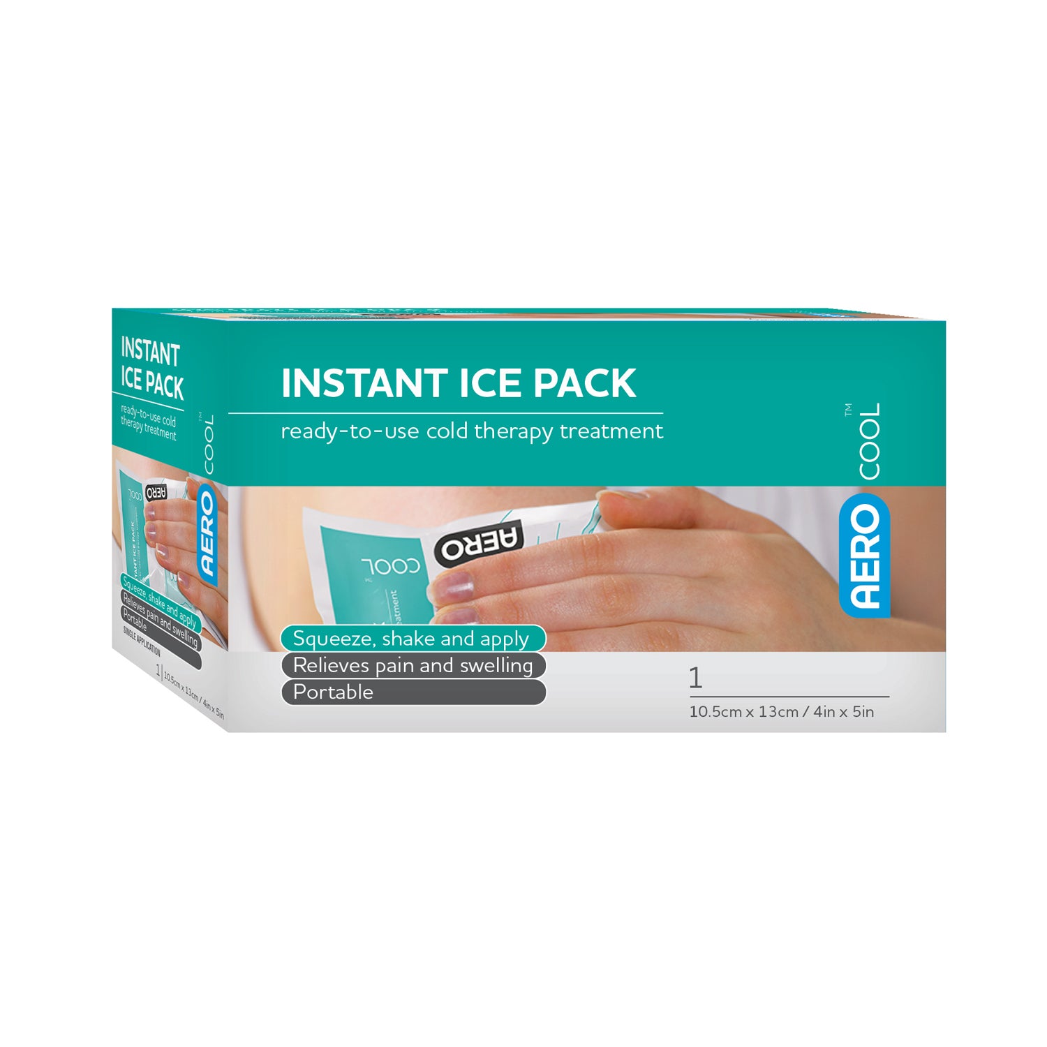 Instant Cold Pack for Injuries - Reusable Gel Ice Pack for Pain Relief, Swelling, Sprains & Bruises - First Aid, Sports, Post-Surgery Recovery & Everyday Use