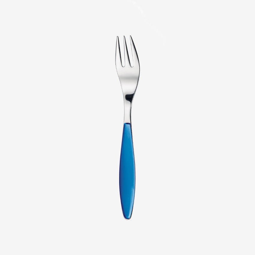 Guzzini Feeling Dessert Fork - Elegant Stainless Steel Cake Fork for Desserts, Pastries, and Fine Dining - Perfect for Parties, Weddings, and Home Entertaining