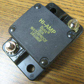 80A Mini Auto Reset Circuit Breaker - Compact & Reliable for RVs, Boats, and Solar Power Systems