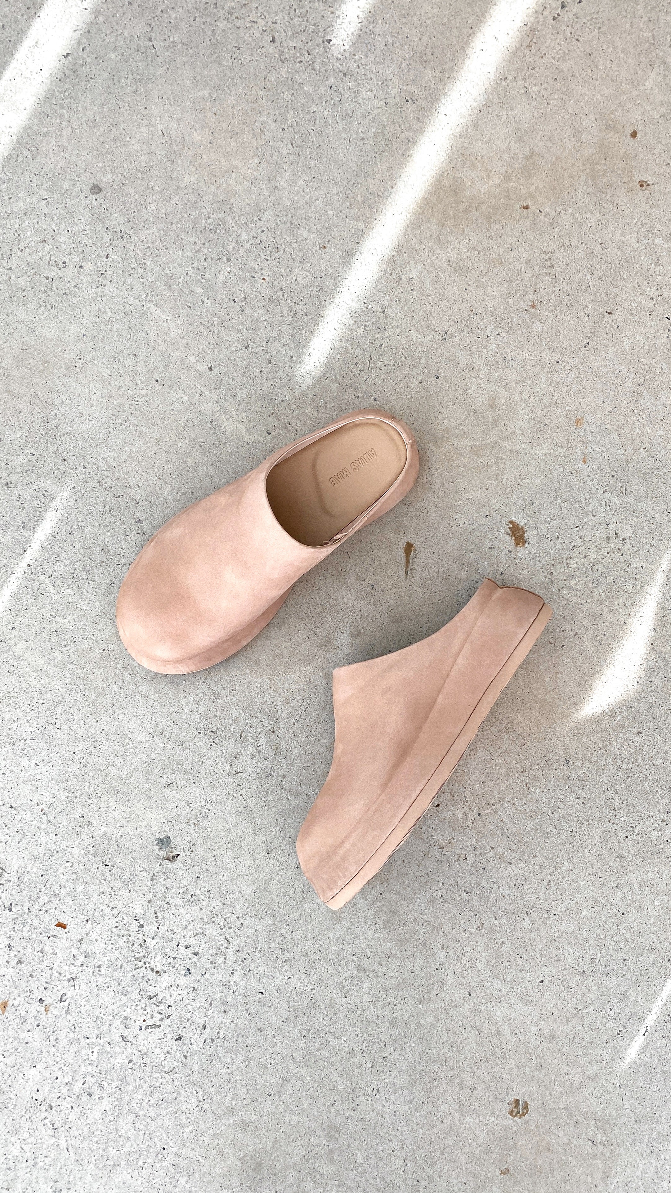 Alias Mae Phoebe Slide Sandals - Cream Nubuck Leather Comfortable Slides for Women | Perfect for Beach, Poolside, and Summer Casual Wear