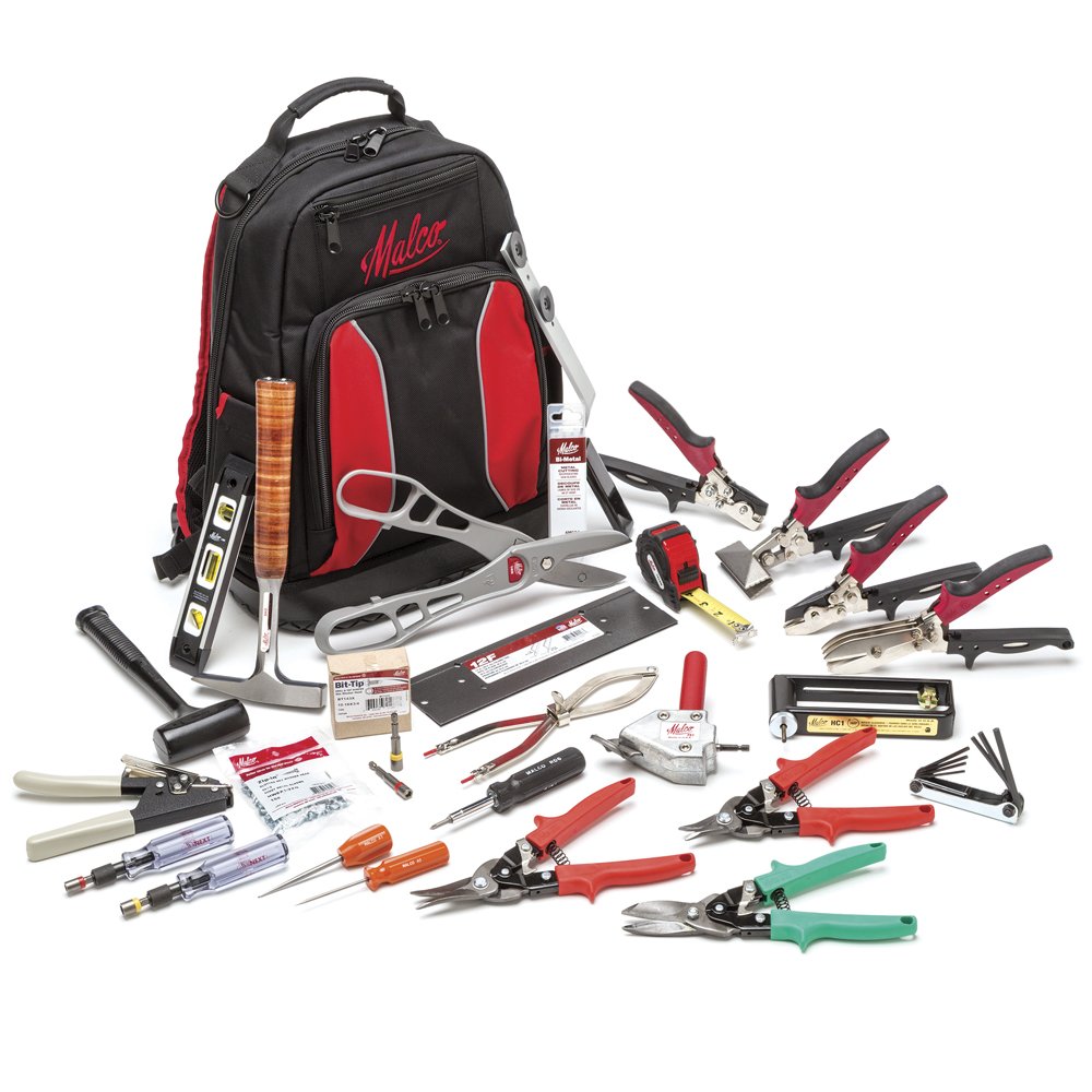 Malco DSKRBP 29-Piece HVAC Starter Tool Kit with Durable Backpack - Perfect for HVAC Technicians & DIY Home Repairs