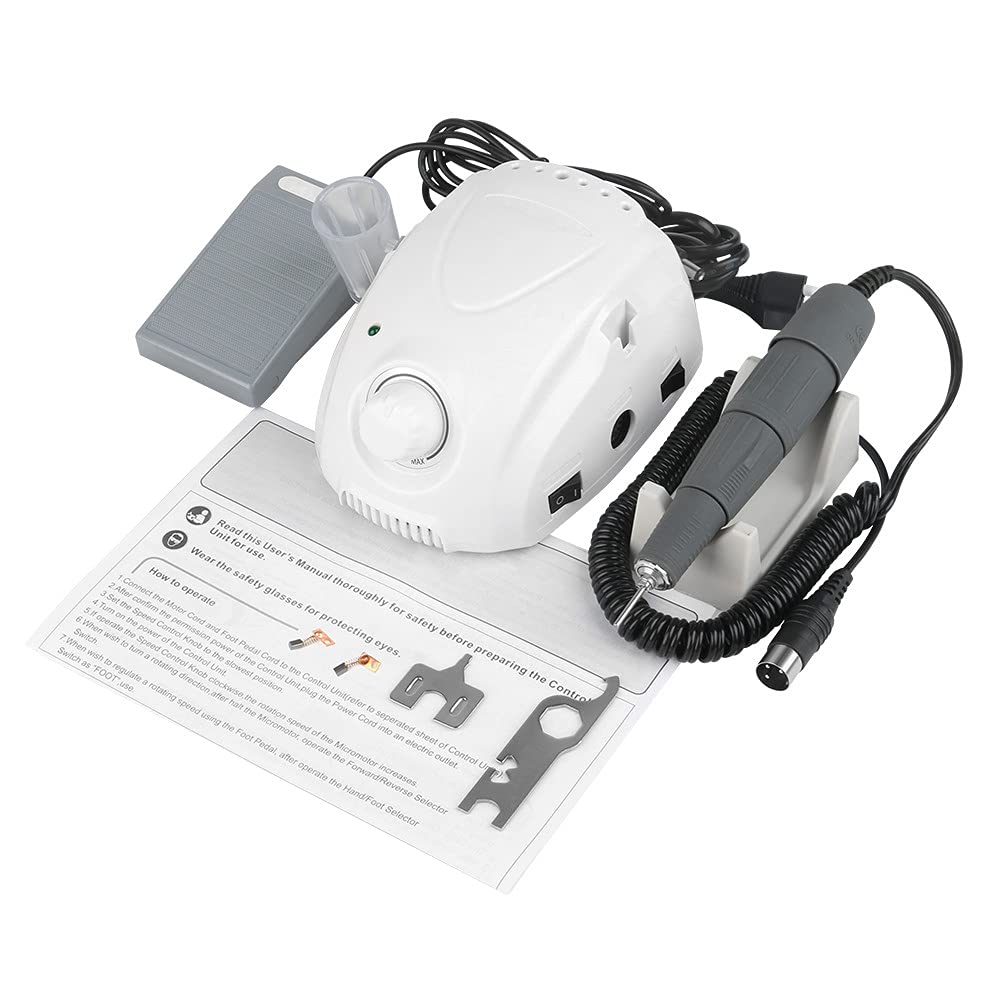 35,000RPM Electric Nail Drill Machine - Professional Manicure & Pedicure Tool for Salon & Home Use