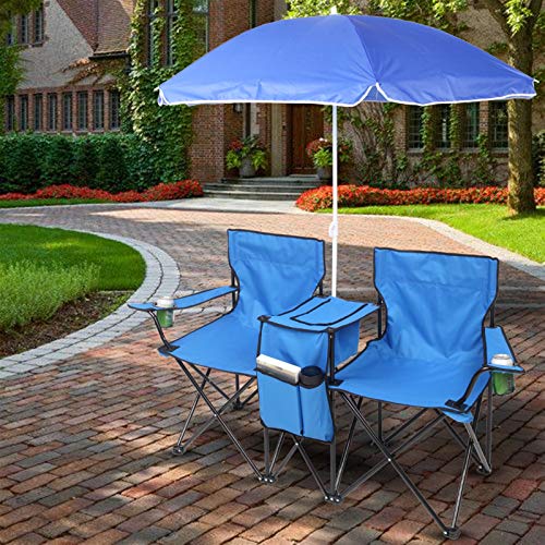 2 Seat Blue Chair