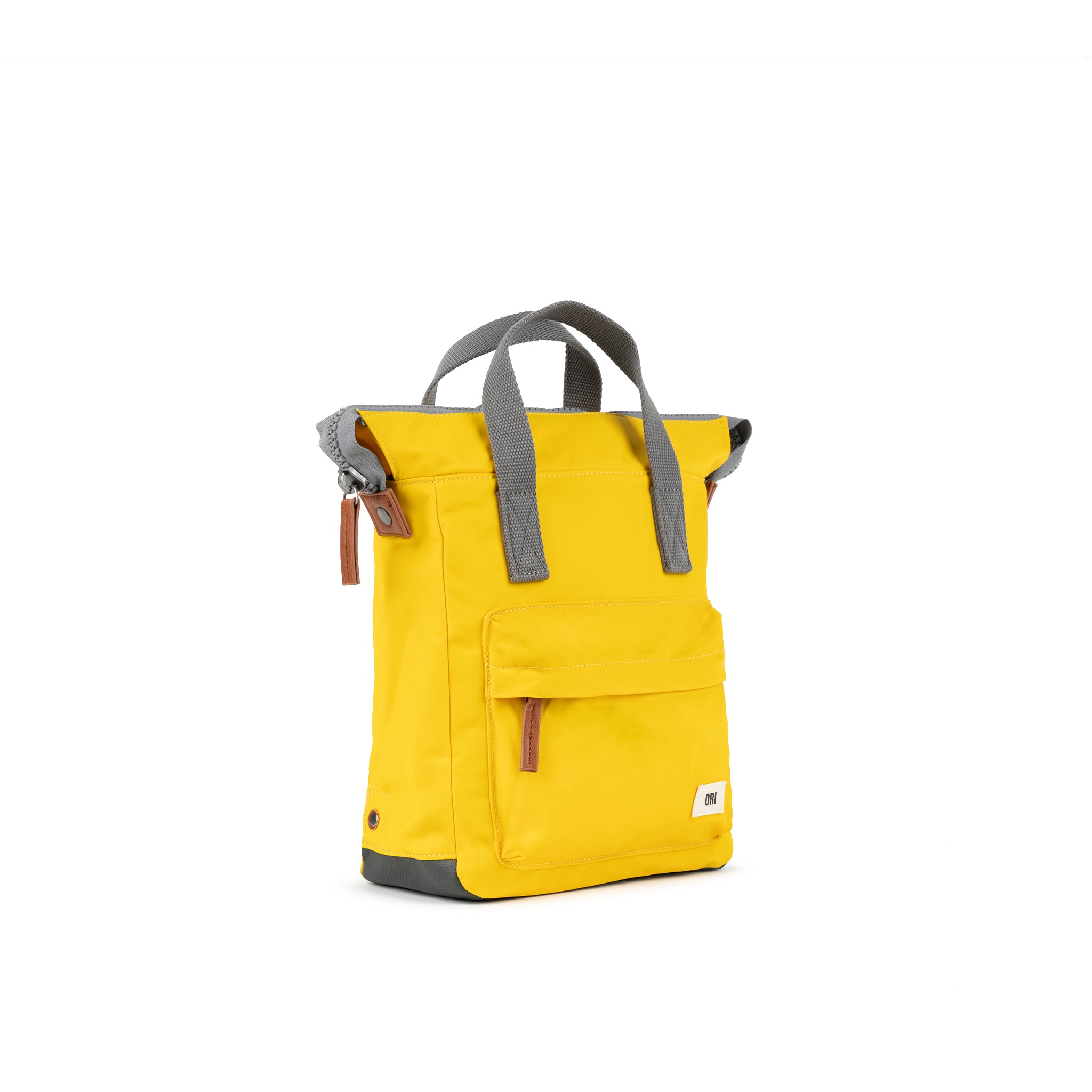 Bantry B Mustard Recycled Nylon Backpack - Eco-Friendly Waterproof Travel Bag for Hiking, Camping & Daily Commute