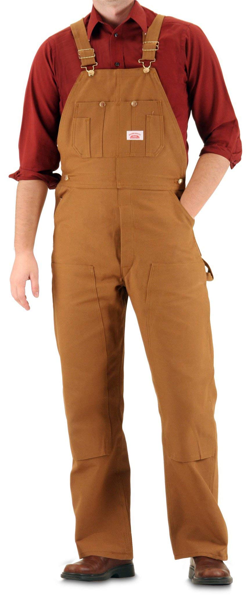Round House Made in USA Painter Bib Overall - Durable Workwear for Painting, Construction & DIY Projects