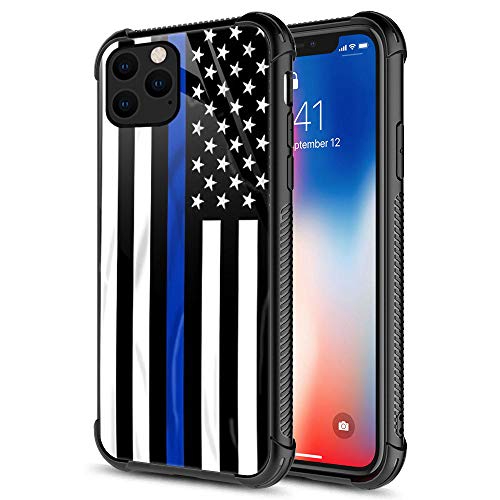Blue line American Flag