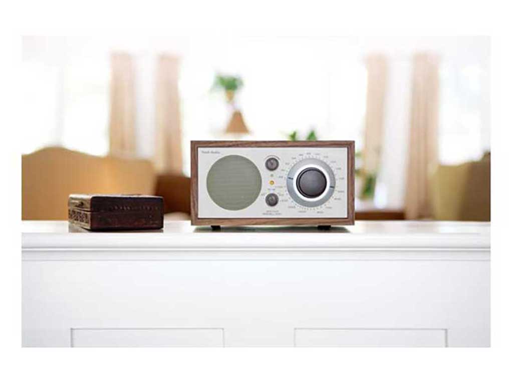Tivoli Audio Henry Kloss Model One AM/FM Table Radio - Premium Sound Quality, Classic Wooden Design for Home & Office Use | Perfect for Bedroom, Kitchen, Living Room & Workspace