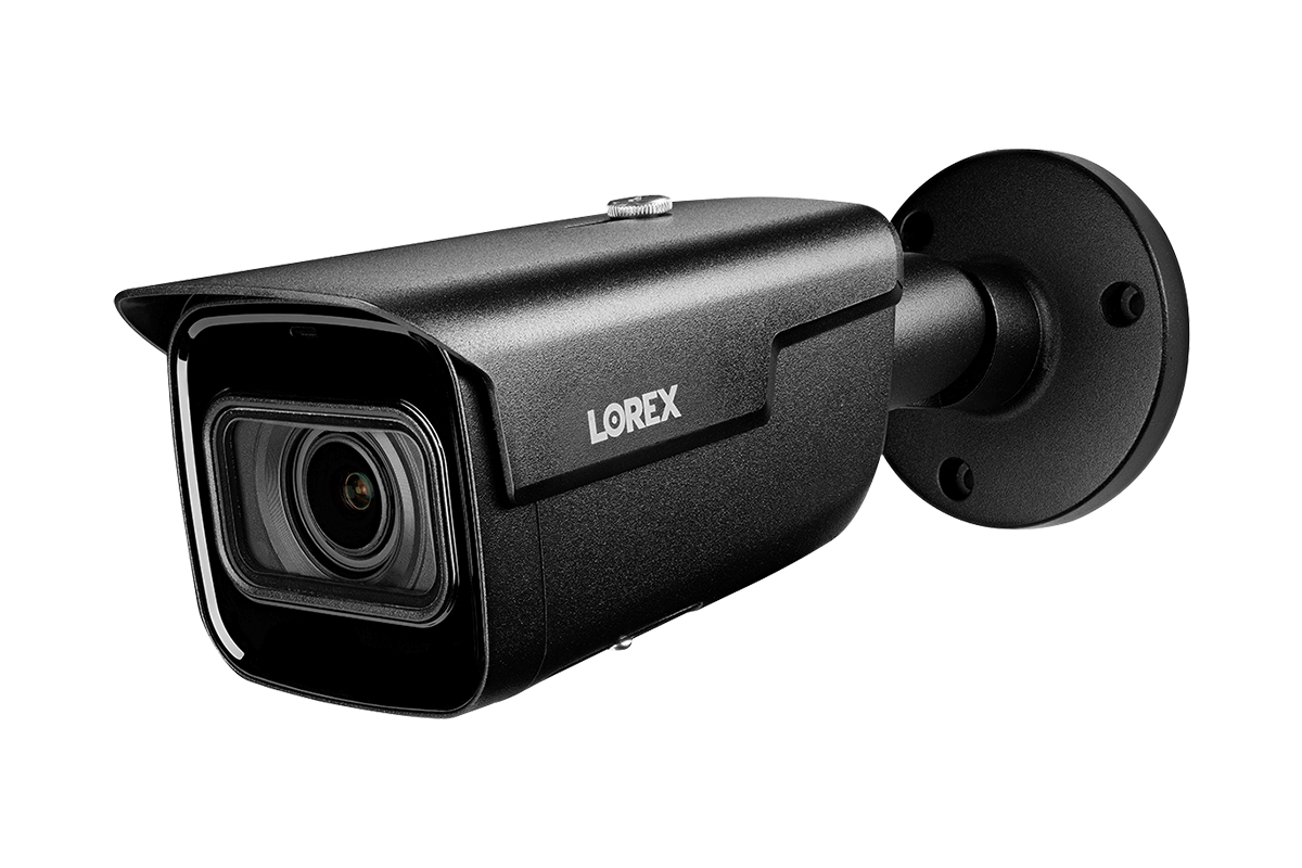 Lorex 4K Ultra HD Wired Bullet Security Camera with Motorized Varifocal Lens, 30FPS Real-Time Recording | Outdoor Home & Business Surveillance, Night Vision, Weatherproof