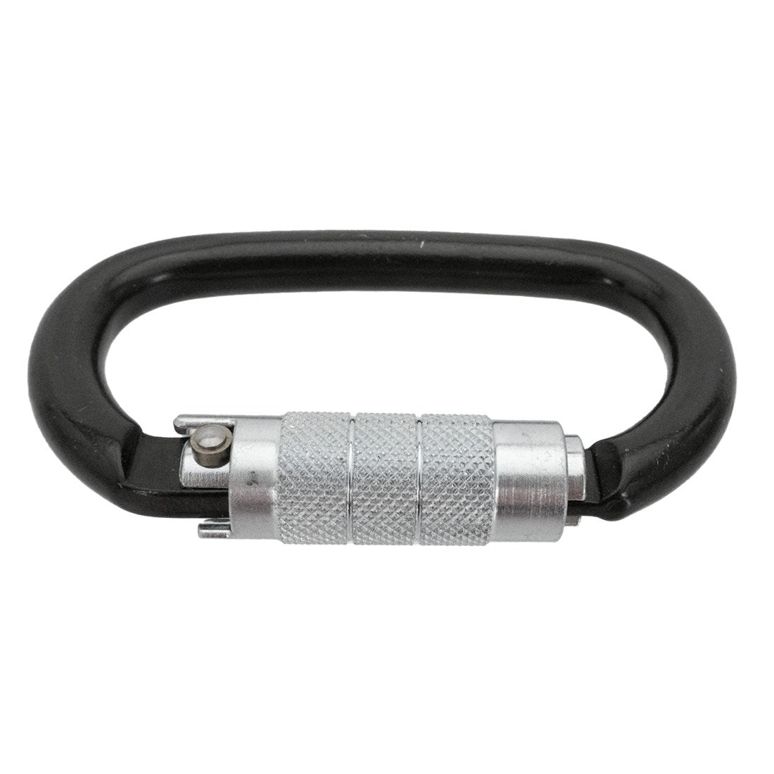 Liberty Mountain Steel Carabiner Twist Lock Oval - Heavy Duty Climbing Carabiner for Rock Climbing, Hiking, Camping & Outdoor Gear - Durable Oval Shaped Locking Carabiner for Safety Equipment