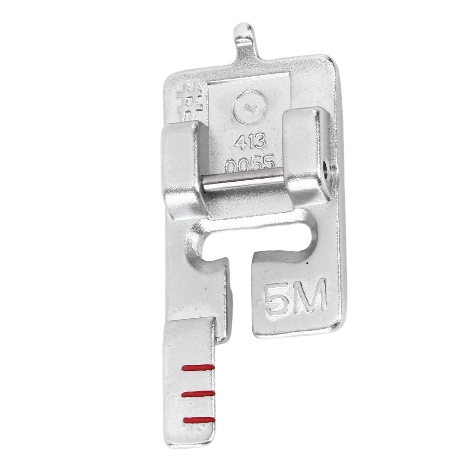 Premium Stainless Steel Sewing Machine Presser Foot - Manual Buttonhole Attachment for Fine Stitching | Durable & Wear-Resistant for Quilting, Dressmaking & DIY Crafts