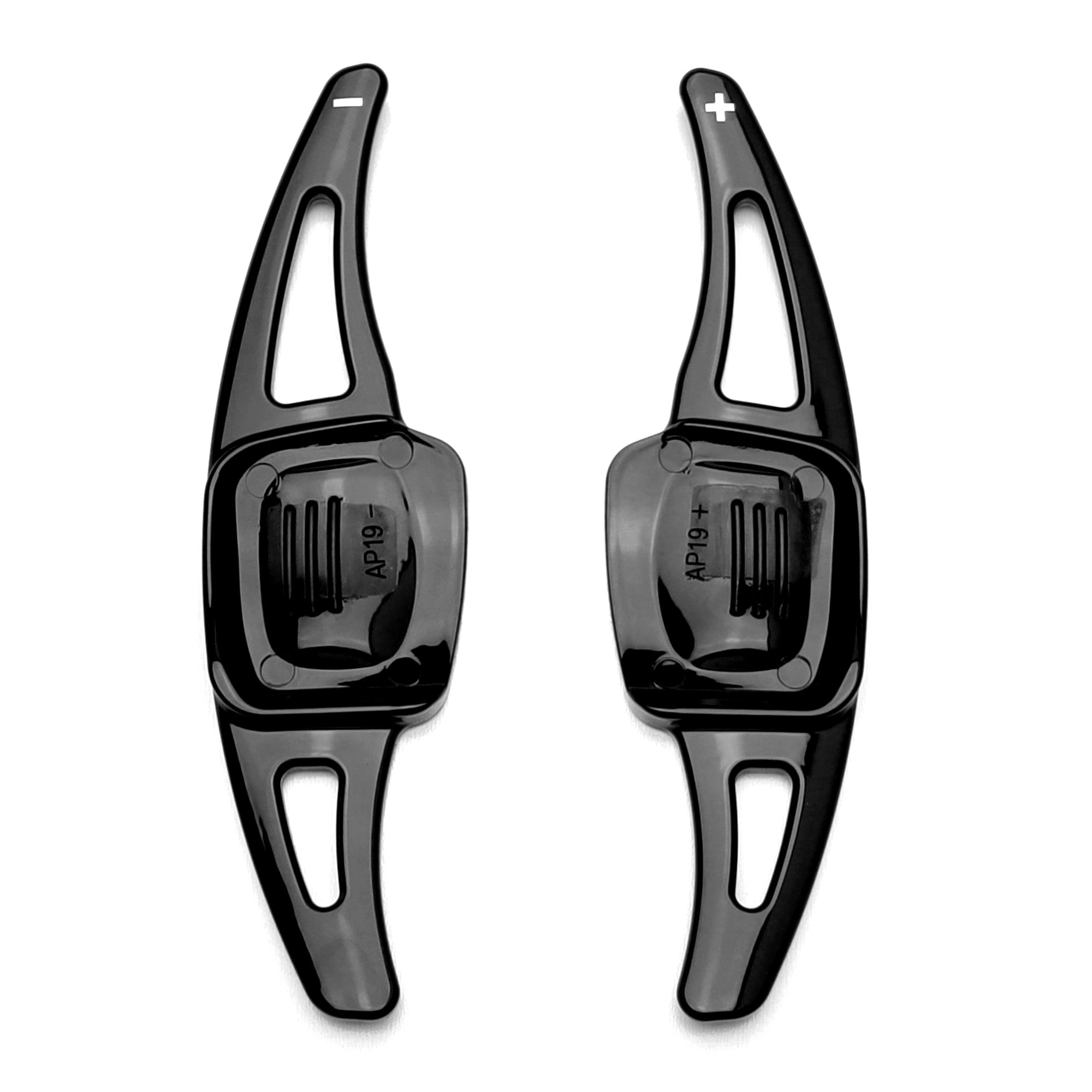 Gloss Black Steering Wheel with Large Paddle Shifters for VW MK8 Golf GTI Jetta - Upgrade Your Driving Experience for Sporty Performance