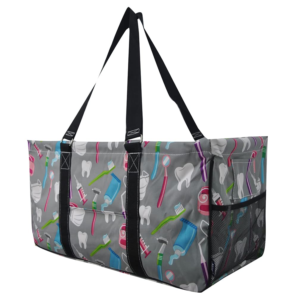 NGIL Extra Large Reusable Grocery Tote Bag - Foldable Collapsible Shopping Bag for Groceries, Storage, Picnics & Beach Trips - Perfect for Supermarket, Travel & Outdoor Activities