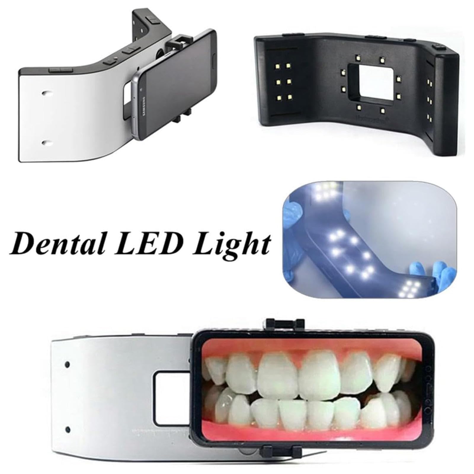 Dental Photography Aid - 20 LED Oral Camera Fill Light with Adjustable Brightness for Dentists, Home & Salon Use | Perfect for Teeth Whitening, Dental Exams & Oral Hygiene Documentation