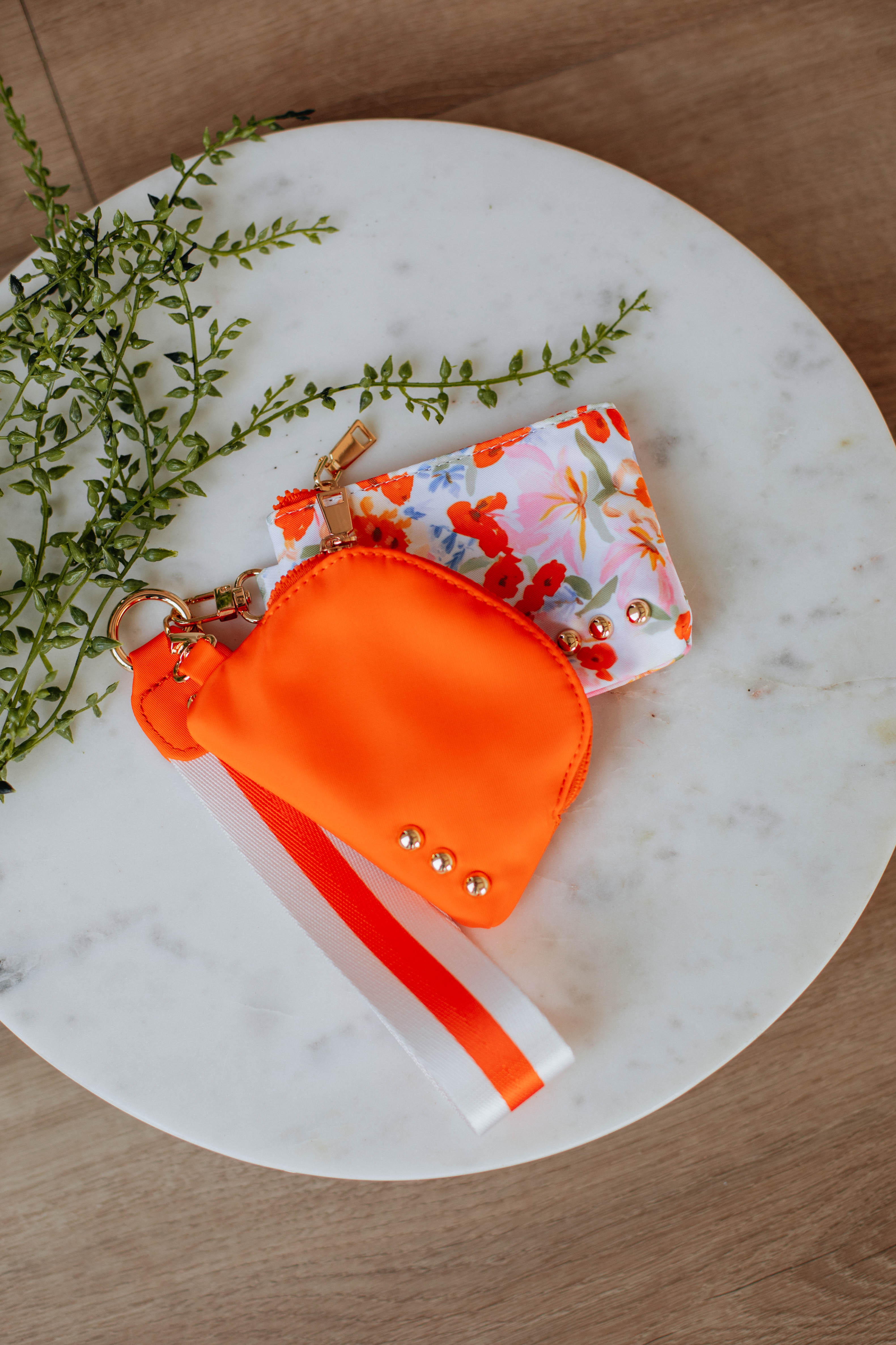 Bex Dual Wristlet Crossbody Bag - Stylish Tangerine Color Mix for Women | Perfect for Travel, Shopping & Everyday Use