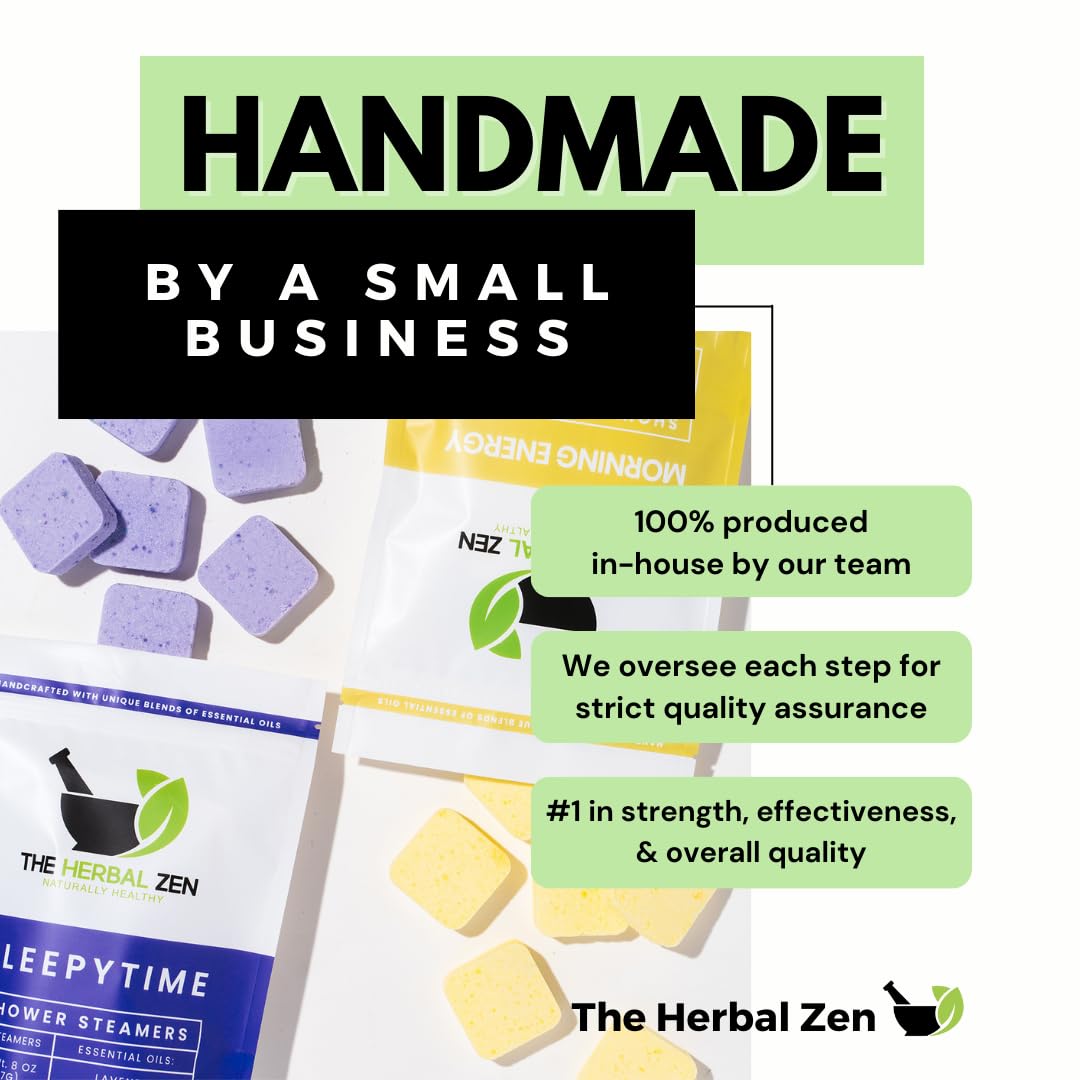 Luxury Aromatherapy Shower Steamers Gift Set - 100% Natural Lavender & Eucalyptus Shower Bombs for Relaxation | Made in USA | Perfect Spa Gift for Women, Birthday Present & Self-Care Routine