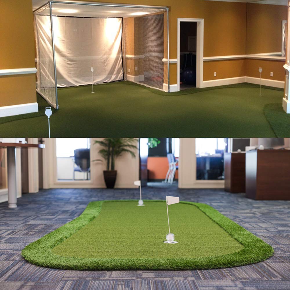 Premium Artificial Grass Golf Putting Green Mat - Indoor/Outdoor Golf Training Turf, Synthetic Astroturf for Baseball, Football, Gym & Sports | Perfect for Home Practice, Backyard, Sports Clubs & Training Facilities