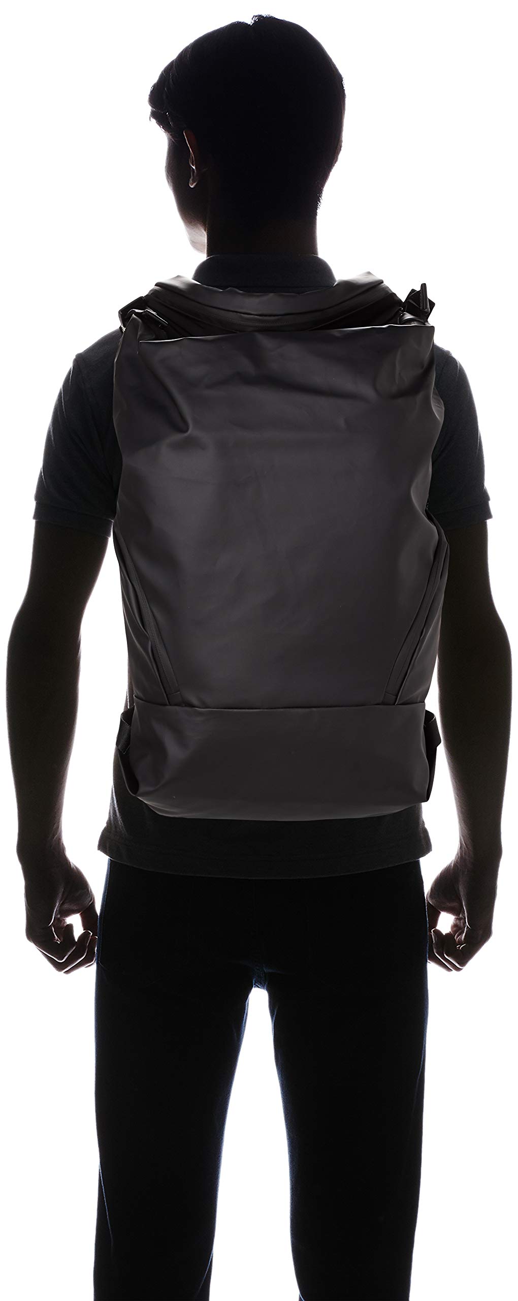 Cote&Ciel Timsah Obsidian Backpack - Stylish Waterproof Laptop Backpack for Men & Women | Perfect for Work, Travel & Daily Commute | Black