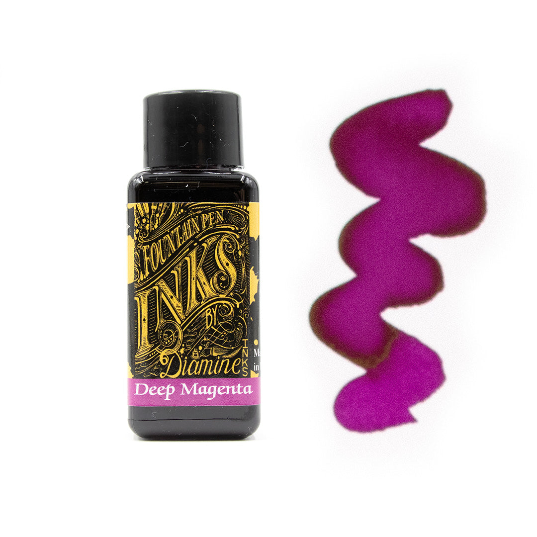 Premium Diamine Fountain Pen Ink 30ml Bottle - Vibrant Colors for Calligraphy, Journaling & Artistic Writing - Perfect for Fountain Pens, Dip Pens & Ink Drawing