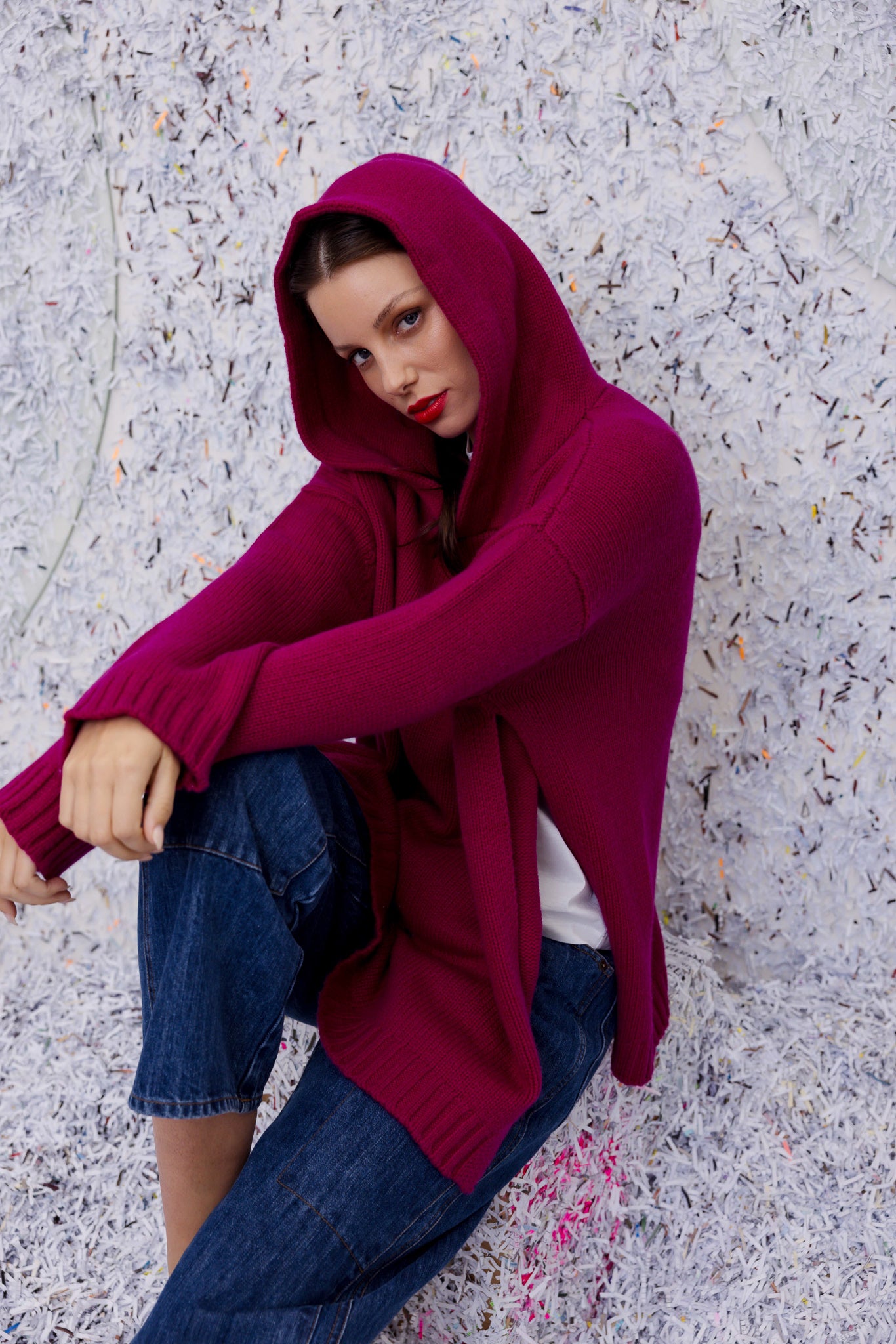 M.A. Dainty Fender Knit Jumper Women's Sweater - Cozy Cable Knit Pullover for Fall & Winter - Perfect for Casual Outfits, Office Wear and Weekend Getaways